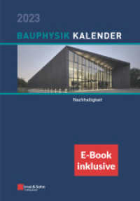 Bauphysik-Kalender 2023 : Schwerpunkt: Nachhaltigkeit (inkl. e-Book als PDF) (Bauphysik-kalender-ebundle (Ernst & Sohn))