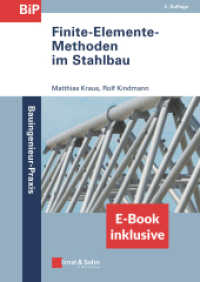 Finite-Elemente-Methoden im Stahlbau : (inkl. ebook als PDF) (Bauingenieur-Praxis (BiP)) （2. Aufl. 2023. XIV, 504 S. 333 SW-Abb., 65 Tabellen. 244 mm）