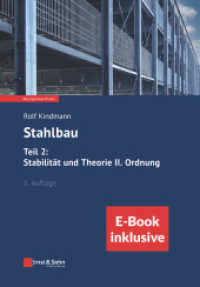 Stahlbau: Teil 2: Stabilität und Theorie II. Ordnung : (inkl. ebook als PDF) (Bauingenieur-Praxis (BiP)) （5. Aufl. 2023. 540 S. 101 Tabellen. 244 mm）