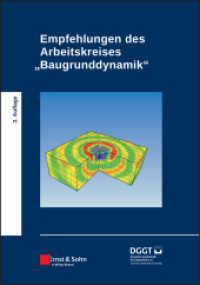 Empfehlungen des Arbeitskreises "Baugrunddynamik" （3. Aufl. 2026. 272 S. 130 Farbabb., 25 Tabellen. 244 mm）