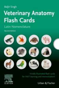Lernkarten Veterinäranatomie / Veterinary Anatomy Flash Cards : nach Nomina Anatomica Veterinaria / Latin Nomenclature （2. Aufl. 2025. XII, 836 S. 400 Farbabb. 152 mm）