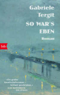 So war's eben : Roman （2024. 624 S. 188 mm）