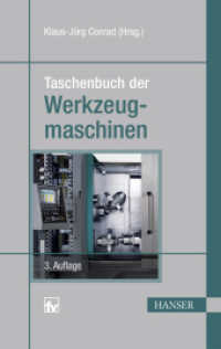 Taschenbuch der Werkzeugmaschinen （3. Aufl. 2015. 744 S. 492 SW-Abb., 52 Tabellen. 195 mm）