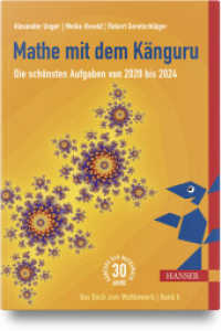 Mathe mit dem Känguru 6 : Die schönsten Aufgaben von 2020 bis 2024 （2024. 194 S. 212 mm）