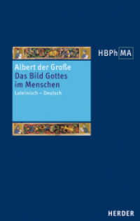 Herders Bibliothek der Philosophie des Mittelalters (HBPhMA). Bd.40 De imagine. Das Bild Gottes im Menschen : Lateinisch - Deutsch. Übersetzt und eingeleitet von Maria Burger (Herders Bibliothek der Philosophie des Mittelalters 3. Serie) （1. Auflage. 2017. 208 S. 215.00 mm）