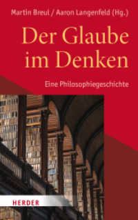 Der Glaube im Denken : Eine Philosophiegeschichte （1. Auflage. 2023. 448 S. 215.00 mm）