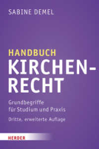 Handbuch Kirchenrecht : Grundbegriffe für Studium und Praxis （1. Auflage. 2022. 856 S. 227.00 mm）