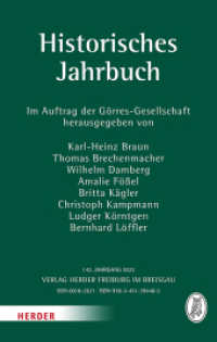 Historisches Jahrbuch : 142. Jahrgang 2022 (Historisches Jahrbuch) （1. Auflage. 2022. 512 S. 244.00 mm）