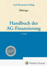 Handbuch der AG-Finanzierung （3. Aufl. 2026. 2400 S. Konkurrenzlos, topaktuell, aus einem Guss: das）
