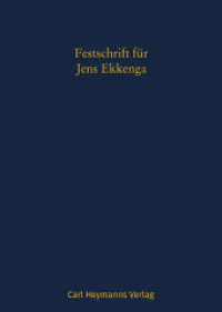 Festschrift f&uuml;r Jens Ekkenga : zum 70. Geburtstag
