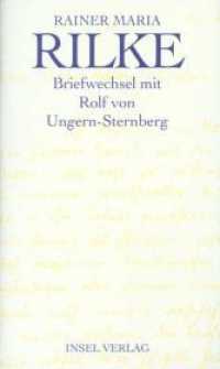 Briefwechsel mit Rolf von Ungern-Sternberg : Und weitere Dokumente zur &Uuml;bertragung der 'Stances' von Jean Moreas. Hrsg. v. Konrad Kratzsch u. a. （Erw. Neuausg.）