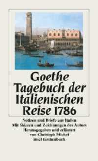 Tagebuch der italienischen Reise 1786 : Notizen und Briefe aus Italien (insel taschenbuch 176) （18. Aufl. 2014. 401 S. m. Skizzen u. Zeichn. 177 mm）