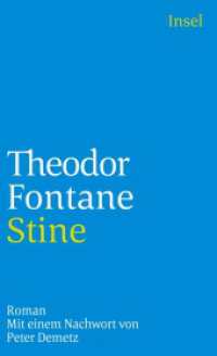 Stine : Roman (insel taschenbuch 899) （5. Aufl. 1986. 150 S. 177 mm）