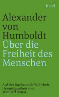 Über die Freiheit des Menschen : Auf der Suche nach Wahrheit (insel taschenbuch 2521) （5. Aufl. 1999. 197 S. 175 mm）