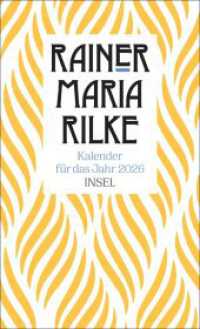 Insel-Kalender für das Jahr 2026 : Eine wunderbare Begleitung durch das große Rilke-Jubiläumsjahr （Originalausgabe. 2025. 176 S. Mit 14 2-farbigen Abbildungen. 165 mm）