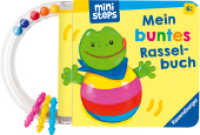 ministeps: Mein buntes Rasselbuch : Ab 6 Monate (ministeps) （1. Aufl. 2024. 14 S. Farbig illustriert. 100 x 159 mm）