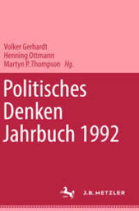 Politisches Denken. Jahrbuch 1992 （1993. vii, 199 S. VII, 199 S. 235 mm）