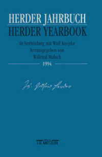 Herder Jahrbuch / Herder Yearbook 1994 (Herder-Jahrbuch) （1994. viii, 119 S. VIII, 119 S. 235 mm）