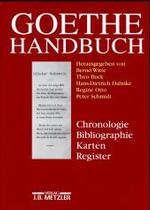 Goethe-handbuch : Chronologie, Bibliographie, Karten, Register -- Hardback (German Language Edition)