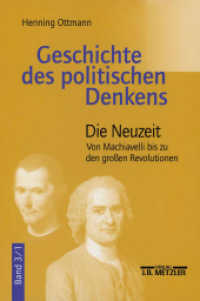 Geschichte des politischen Denkens : Band 3.1: Die Neuzeit. Von Machiavelli bis zu den gro -- Paperback / softback (German Language Edition) （21 Tabelle）
