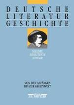 ドイツ文学史（第６版）<br>Deutsche Literaturgeschichte : Von den Anfängen bis zur Gegenwart （6., verb. u. erw. Aufl. 2001. X, 721 S. m. 524 Abb. 24,5 cm）