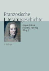 Französische Literaturgeschichte (Fachbuch Metzler)