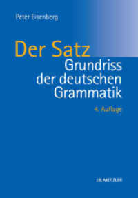 Grundriss der deutschen Grammatik. Bd.2 Der Satz (Lehrbuch)