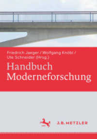 Handbuch Moderneforschung (Fachbuch Metzler)