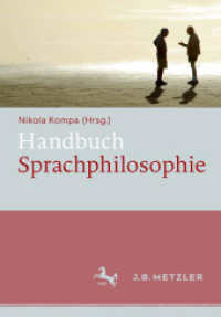 Handbuch Sprachphilosophie (Fachbuch Metzler)