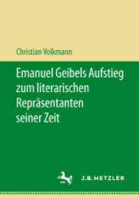 Emanuel Geibels Aufstieg zum literarischen Repräsentanten seiner Zeit; .