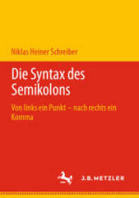 Die Syntax des Semikolons : Von links ein Punkt - nach rechts ein Komma