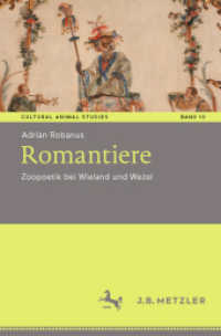 Romantiere : Zoopoetik bei Wieland und Wezel (Cultural Animal Studies 10)