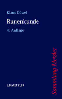 Runenkunde (Sammlung Metzler Bd.72)