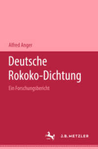Deutsche Rokoko-Dichtung （1963. v, 90 S. V, 90 S. 235 mm）