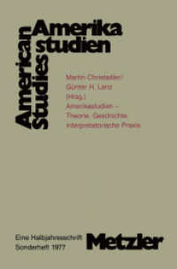 Amerikastudien / American Studies (Amst) （1977. iv, 300 S. IV, 300 S. 235 mm）