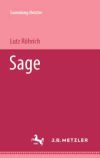 Sage (Sammlung Metzler) （1966. vi, 78 S. VI, 78 S. 190 mm）