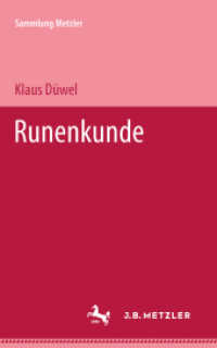 Runenkunde (Sammlung Metzler) （1968. xiv, 138 S. XIV, 138 S. 203 mm）