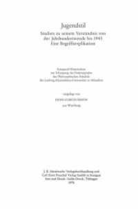 Jugendstil （1976. iv, 339 S. IV, 339 S. 235 mm）