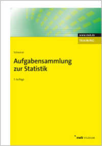 Aufgabensammlung zur Statistik (NWB Studium Betriebswirtschaft) （7. Aufl. 2013. 137 S. m. Abb. 240 mm）