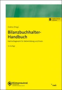 Bilanzbuchhalter-Handbuch : Nachschlagewerk für Weiterbildung und Praxis. (NWB Bilanzbuchhalter) （14. Aufl. 2023. XXXV, 1986 S. 240 mm）