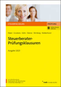Steuerberater-Prüfungsklausuren : Ausgabe 2025 (NWB-Steuerfachkurs - Prüfungsvorbereitung) （Online-Version inklusive. 2025. VIII, 249 S. 240 mm）