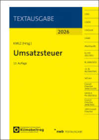 Umsatzsteuer （13. Aufl. 2026. VII, 1613 S. 210 mm）