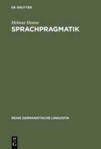 Sprachpragmatik : Nachschrift einer Vorlesung (Reihe Germanistische Linguistik 3)