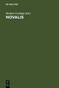 ノヴァーリス没後２００年記念シンポジウム論文集<br>Novalis - Poesie und Poetik (Schriften der internationalen Novalis-Gesellschaft Bd.4) （2004. VIII, 271 S. 230 mm）