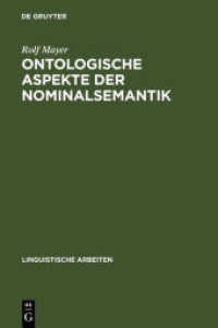 Ontologische Aspekte der Nominalsemantik (Linguistische Arbeiten 104)