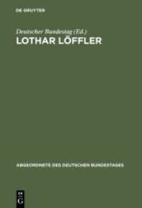 Lothar Löffler (Abgeordnete Des Deutschen Bundestages") 〈10〉