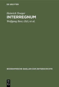 Interregnum: Tagebuch Des Generalsekretärs Des Länderrats Der Bizone 1947-1949 (Biographische Quellen Zur Zeitgeschichte") 〈3〉