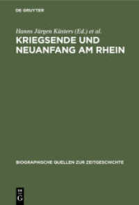 Kriegsende Und Neuanfang Am Rhein: Konrad Adenauer in Den Berichten Des Schweizer Generalkonsuls Franz-Rudolf Von Weiss 1944-1945 (Biographische Quellen Zur Zeitgeschichte") 〈4〉