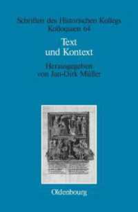 Text und Kontext (Schriften Des Historischen Kollegs") 〈64〉