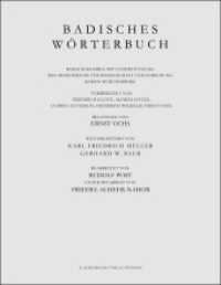 Badisches W&ouml;rterbuch. Band IV/Lieferung 72/73 Sch&auml;lets-Scheuer （2007. 64 S. 290 mm）